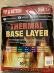 Polar Extreme Top & Bottom Thermal Black Layer Set Men Large New. Price: $14.99.