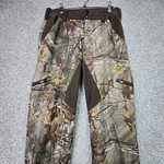 Realtree Pants Mens Medium Brown Camo Fleece Elastic Waist Hunting Scent Factor Pre-owned. Price: $37.99.