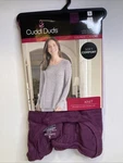Cuddl Duds Long Sleeve Tunic Top Thumb Holes Purple Heathered Size Soft Knit New. Price: $19.99.
