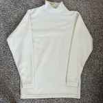 Vintage Cabelas Women Fleece Polartec Cream Turtle Neck Sweater Base Layer Pre-owned. Price: $34.95.
