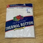 2001 New Fruit Of Loom Thermal Underwear Bottoms Men's 2XL Natural. Price: $16.19.