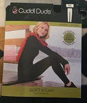 Cuddl Duds Softwear High Leggings Womens Xl Black Wide Waistband Nwt New. Price: $22.50.