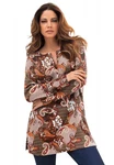 Roaman's Women's Plus Size Knit Thermal Henley Top Long Sleeve New. Price: $32.99.