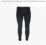 Carhartt Men's Force Midweight Thermal Waffle Base Layer Pant Black Sz 3XL New. Price: $25.00.