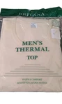 Britana Mens Xxl Thermal Top Underwear Off White Warm Comfort 65% Cotton 35%POLY New. Price: $12.59.