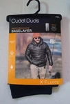 Cuddl Duds Men's Long Johns Xxl Black "baselayer" 'x Fleece" Thermal Pants Nwt New. Price: $14.95.