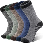 Merino Wool Socks For Men, 5 Pairs Thermal Warm Hiking Super Thick Crew Work Cus New. Price: $15.49.