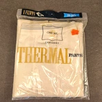 Vintage Cherokee Mens Large Base Layer Thermal Pants Natural Cotton Poly 36-38 New. Price: $18.99.