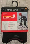 Cuddl Duds Baselayer Small 6-7 2PC Set Boys Performance Black Crew & Pants New. Price: $18.50.