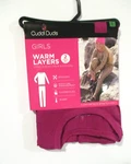 Cuddl Duds Girls Crew Top Bottoms Set Size L/10-12 Fuchsia New. Price: $22.99.