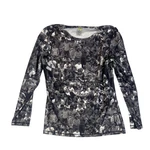 Burton Dryride All Over Crowd Print Long Sleeve Top Women Size Base Layer Pre-owned. Price: $15.00.