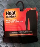 Heat Holders Men's Long Sleeve Comfort Stretch*crew*thermal*underwear. Black*xxl New. Price: $16.00.