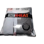 32 Degrees Men's Large Heat Long Sleeve Crew Neck Tee Pack Charcoal/white Nip New. Price: $13.99.