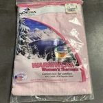 New Indera Women's Warmwear Pink Long Drawers-super-soft Thermal Sz 2XL 46-48. Price: $11.99.