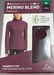 Paradox Merino Blend Woman Performance Base Layer Top, Purple, Size Xl New. Price: $14.99.