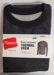 Hanes Originals Men's Medium Reversible Thermal Crew Rib Knit Cuff Base Layer New. Price: $12.99.