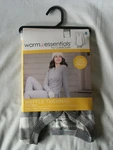 Warm Essentials Cuddl Duds Women's Waffle Thermal Henley Size Buffalo Check New. Price: $9.99.