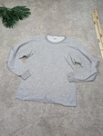 Medalist Long Johns Shirt Mens Large Gray Thermal Underwear Wool Blend Made Usa New. Price: $21.50.