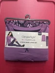Climateright By Cuddl Duds Base Layer Set Xs Purple Snowflake Thermal New. Price: $14.99.