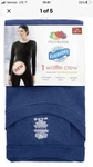 Fruit Loom Womens Beyond Soft Waffle Top Size (8-10) Blue Thermal New. Price: $12.90.