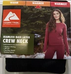 New!ozark Trail Black Soot Womens Stretch Base Layer Long Sleeve Crew. Size Xs.. Price: $8.99.