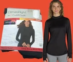 Climateright By Cuddl Duds Women Xl 18-20 Thermal Guard Base Layer Mock Neck Top New. Price: $7.45.
