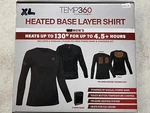 TEMP360 Action 5V Heated Men Base Layer Shirt Xl New. Price: $159.99.