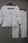 Thermal Waffle Weave 3/4 Sleeve Pajama Set-ps-drawstring-nautical Pre-owned. Price: $21.00.