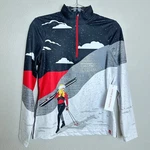 Krimson Klover Back Country Top Stp Skier Graphic Quarter Zip Base Layer Small New. Price: $65.00.
