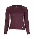 Carhartt Force Midweight Waffle Base Layer Crewneck Top Women's Xl, UM0197-W New. Price: $14.99.