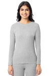 Fruit Of Loom Waffle Crew Thermal Long Sleeve Top Large 12-14 Grey Heather New. Price: $11.99.