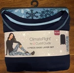 Climateright By Cuddl Duds Women 2-PIECE Base Layer Top And Legging Set Sz Xxl New. Price: $14.99.