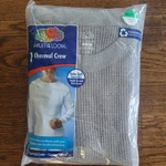 2010 Fruit Of Loom Mens Thermal Crew Size Xl New In Package / Long Sleeve Gray. Price: $12.00.