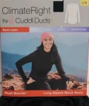 Climateright Cuddl Duds Long Sleeve Mock Neck Xxl Extra Large Black Top Layer 24 New. Price: $15.00.