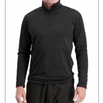 Refrigiwear Flex-wear Quarter Zip Pullover Black Performance Top Men S Pre-owned. Price: $15.00.