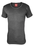 Heat Holders - Men's Grey White Cotton Thermal Underwear Short Sleeve Vest Top New. Price: $12.50.
