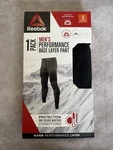 Reebok Men's Performance Small 28-30 Base Layer Pants Fly Pro-series Black New. Price: $9.99.