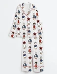 Women Just Stranger Goose Short Sleeve Satin Pajama Set New. Price: $70.98.
