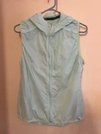 Women Smartwool Merino Sport Ultra Light Vest Bleached Aqua Blue Hooded Size New. Price: $39.99.