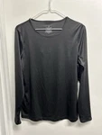 Cuddl Duds Climate Smart Base Layer Crew Neck Top Black Size Large Pre-owned. Price: $13.00.