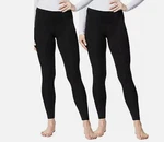32 Degrees Heat Women's Pack Base Layer Pants, Size Black New. Price: $9.99.
