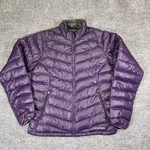 Mont-bell Jacket Womens Large Purple Puffer Insulated Down Full Zip Lightweight Pre-owned. Price: $69.99.