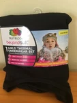 New Fruit Loom Beyond Soft Girls Thermal Underwear Set Black Many Sizes. Price: $10.79.
