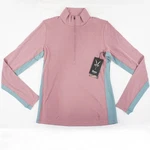Ibex Woolies 250 1/4 Zip Merino Base Layer Top Mauve Women's Size New. Price: $49.99.