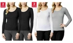 32 Degrees Heath Women's Base Layer Long Sleeve Scoop Neck Top New. Price: $15.99.