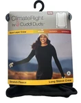 Climateright Cuddl Duds Women's Medium Long Sleeve Fleece Crew Base Layer Top New. Price: $9.00.