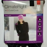 Womens Cuddl Duds Climate Right Long Sleeve Crew Top Size Xl Underwear Nwt New. Price: $13.99.