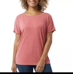 32 Degrees Ladies' Short Sleeve Ribbed Top, Slate Rose Xl New. Price: $11.99.