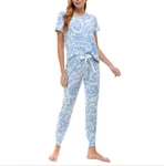 Cuddl Duds Women's Short Sleeve Cropped Pajama Set Nwt New. Price: $37.99.