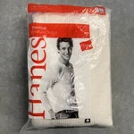 Hanes White Thermal Crew Neck Top 3XL Brand New Sealed 2005 Vintage. Price: $14.99.